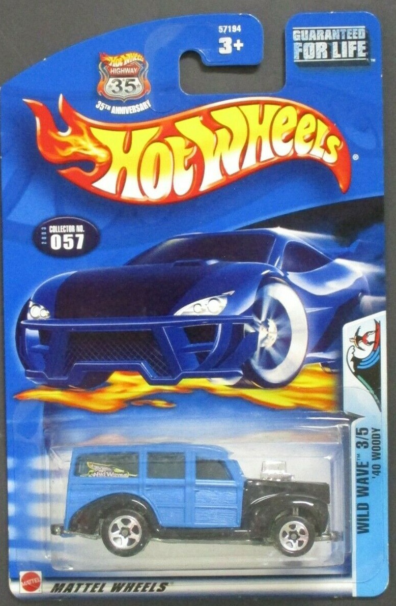 Hot Wheels 1/64 Collector No. 057 Wild Wave '40 Woody Item