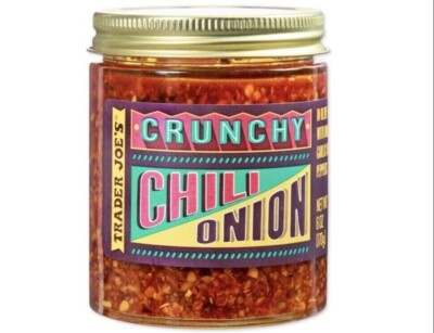 Trader Joe's Chili Onion Crunch Crisp Sauce DIP Condiment 6 oz