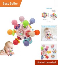 BPA-Free Silicone Teether Sensory Balls for Newborns - Ideal Gift for Infants