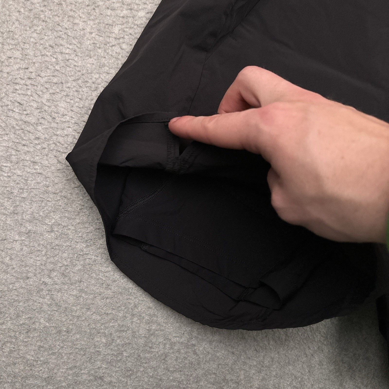 WHOOP Any-Wear 4.0 Shorts Mens Medium Black Lined Running 6" Drawstring Stretch