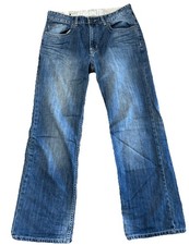 Ecko Unltd Vintage Jeans Men s 34x30 Relaxed Fit Wide Leg Embroidered Pockets