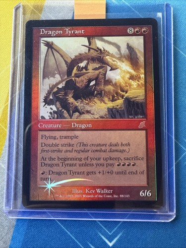 DRAGON TYRANT #88/143 Scourge Foil Rare!! Magic The Gathering 2003 - Picture 11 of 11
