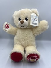 Build A Bear Limited Edition National Teddy Bear Day 2019 Plush Cream Red