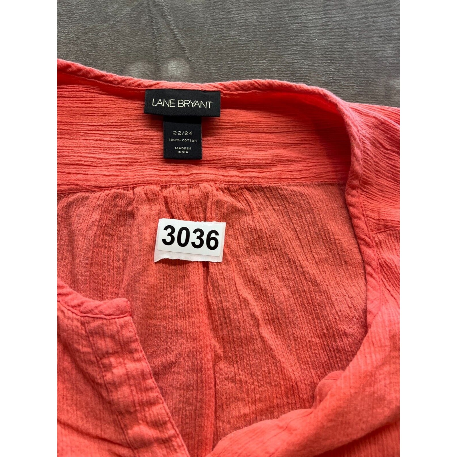 Lane Bryant Solid Popover Blouse Drawstring Waist… - image 8