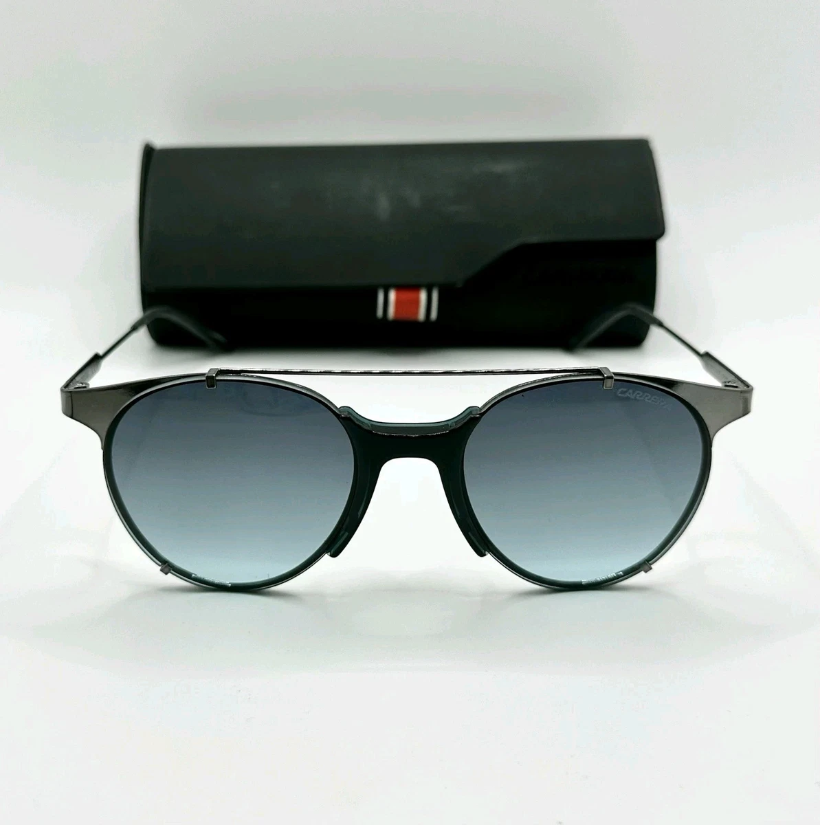 Carrera 128/S - Silber / Blau - Größe 52/16 - Inklusive Etui