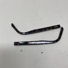 FENDI F1025 001 135mm BLACK MULTICOLOR LOGO TEMPLE ARM PARTS W: SCREWS FN53
