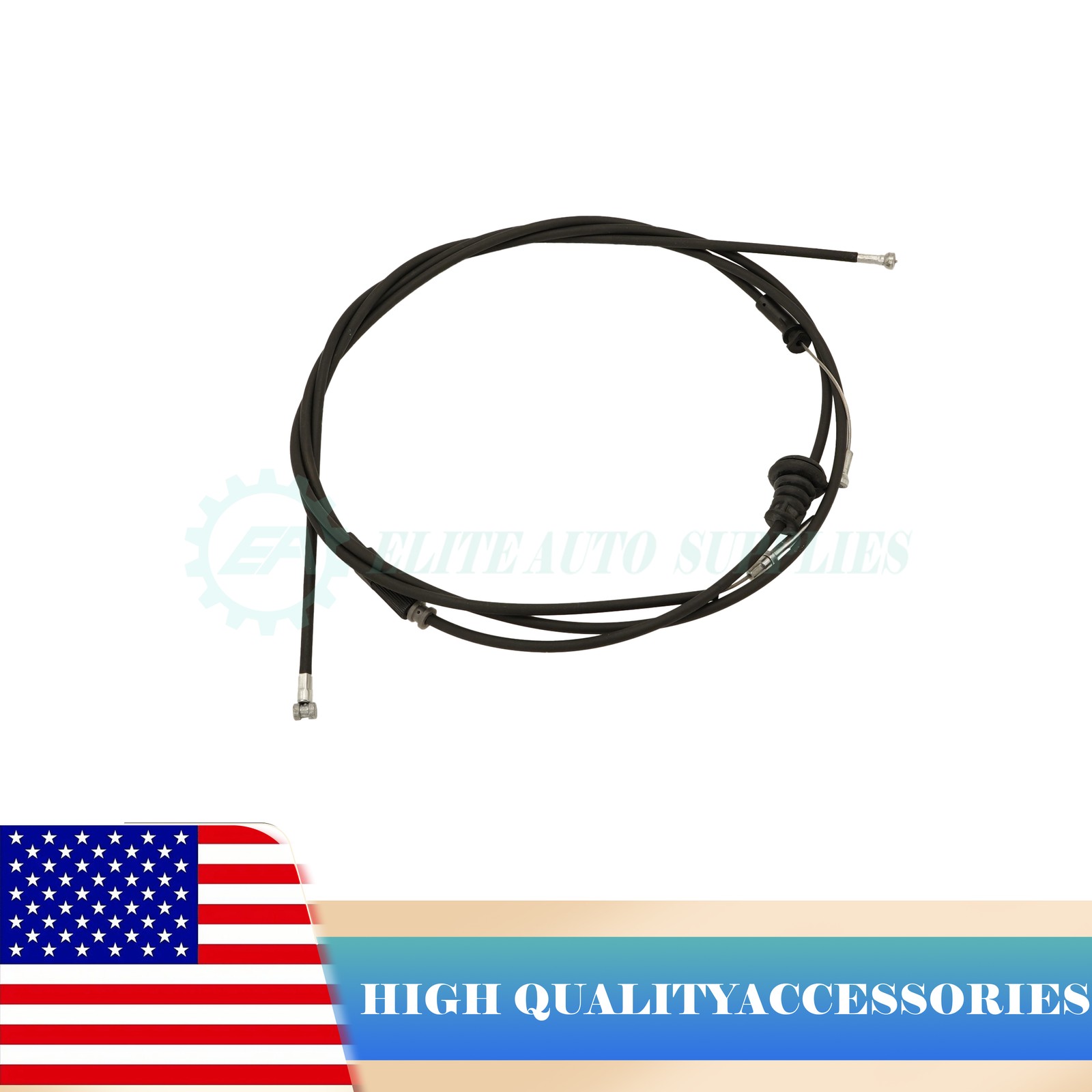 NEW 3W0823531 Front Hood Unlock Cable Fit Bentley Continental GT GTC Flying Spur