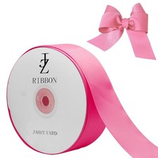 11/2 Inch x 50 Yards Pink Grosgrain Ribbon Crafts Gift Wrapping Hair Bows