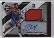 2015-16 Panini Limited Rookie Jersey 25/99 Stanley Johnson #RJA-SJ Auto 0v1