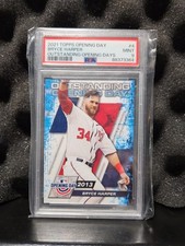 BRYCE HARPER 2021 TOPPS OUTSTANDING OPENING DAY #OOD-4 BASEBALL PSA 9 MINT