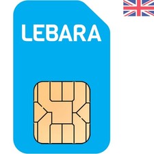 Lebara SIM Card: 5GB Data, 1000 UK Calls & 100 Unique International Minutes