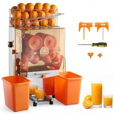 VEVOR Presse Agrumes Professionnel Extracteur de Jus Électrique 20 Oranges/min