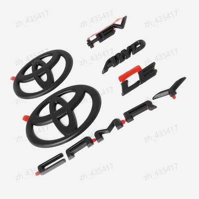 NEW TOYOTA 2025+ CAMRY HYBRID AWD LE HEV BLACKOUT EMBLEM OVERLAY KIT SET 9th gen