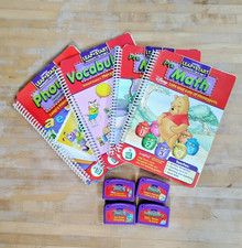 LeapPad Learning Lot of 4 Books & 4 Cartridge...