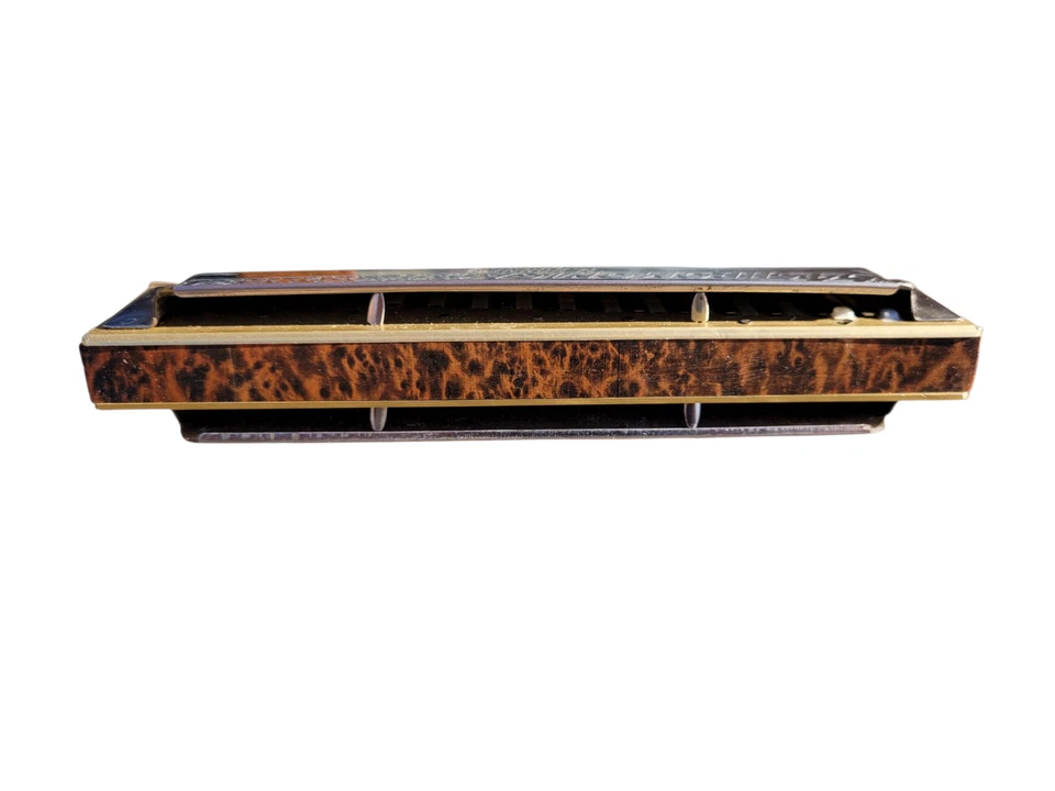Harmonica M Hohner 64 Chromonika Key of C Harmonica in Wooden Case - Image 4 of 4