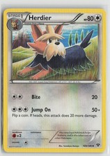 Herdier 109/146 Uncommon XY Base Set Pokemon Moderately Played