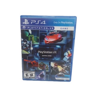 PlayStation VR Demo Disc PS4 Video Game Virtual Reality
