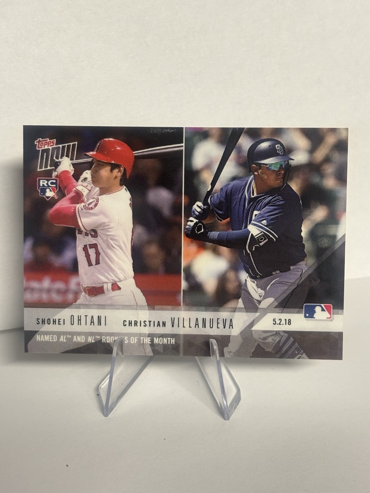 2018 Topps Now - Shohei Ohtani, Christian Villanueva #159 /3383 (RC)