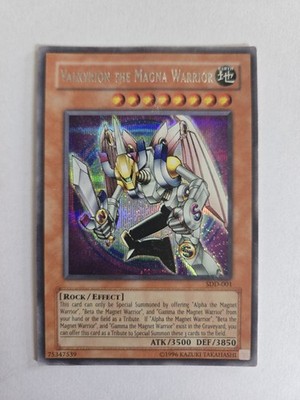 Yu-Gi-Oh Valkyrion the Magna Warrior SDD-001 Parallel Secret Rare NM