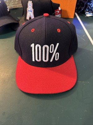 100% Hypnotic Hyp SnapBack Hat Red And Black Super Rare
