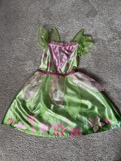 Tinkerbell Dress Up Costume for Ages 5 6 Girls Fairy Fancy Dress
