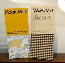 Vintage Bosch Magic Mill Food Prep System Brochure & Products Price List 1977