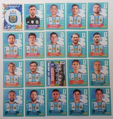 ARGENTINA stickers FULL Team 2026 PANINI WORLD CUP VERSION LATINA 