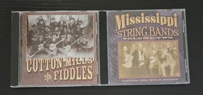 Cotton Mills Fiddle Mississippi String 2 CD Lot Charlie Poole Kelly Harrell Folk