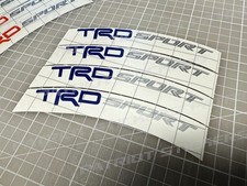 4 Trd Sport Stickers Decals Fits Toyota Tacoma Tundra 4runner Fj