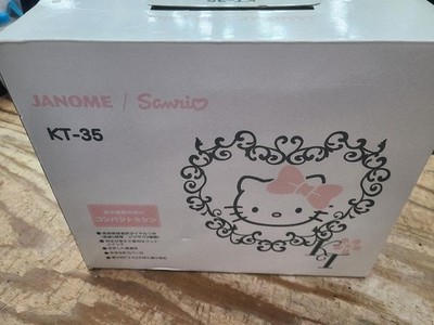 Janome KT-35 Hello Kitty Sanrio Compact Electric Sewing Machine Used from Japan
