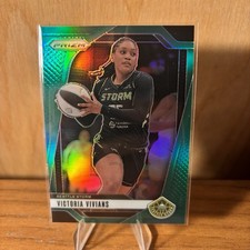 Victoria Vivians 2024 Panini Prizm WNBA Green Prizms #69 Seattle Storm