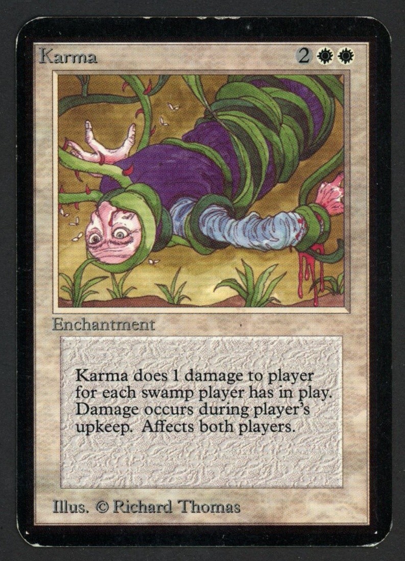 ***Alpha Karma (Indent)*** MTG Alpha Magic Kid Icarus