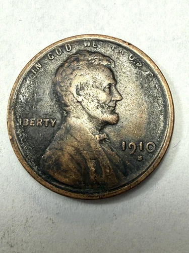 ** 1910-S LINCOLN CENT- VF  (FILL THAT SPOT IN YOUR SET)  PRICED CHEAPER  🔥**