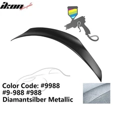 Fits 15-21 Benz W205 C-Class 4Dr Sedan PSM Style Trunk Spoiler ABS Painted #9988