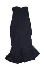 Lulus Dress Womens L Blue Strapless Sweetheart Mermaid Maxi Formal Evening Gown