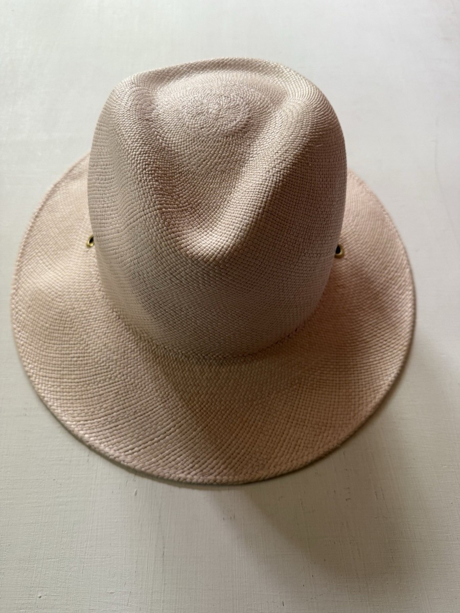 Modern Monarchie Panama Hat Women Sz Medium Toquilla Straw  display picture 3