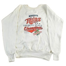 Vintage 1987 Minnesota Twins MLB Crewneck Sweatshirt Men's Medium