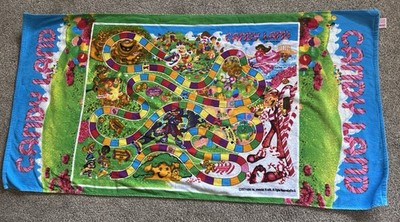 Rare Candy Land Beach Towel By Jay Franco & Sons 2007 59x 26 