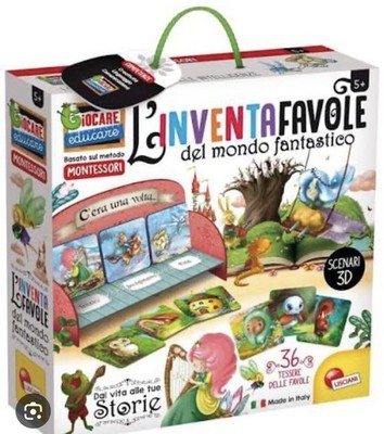 Lisciani Giochi Montessori INVENTAFAVOLE del Mondo Fantastico 95216