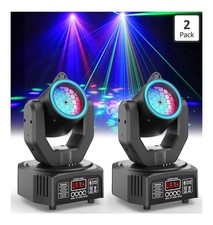 LED Mini Moving Head Stage Lighting RGBW DJ DMX Spot Beam Bar Disco Party Lights