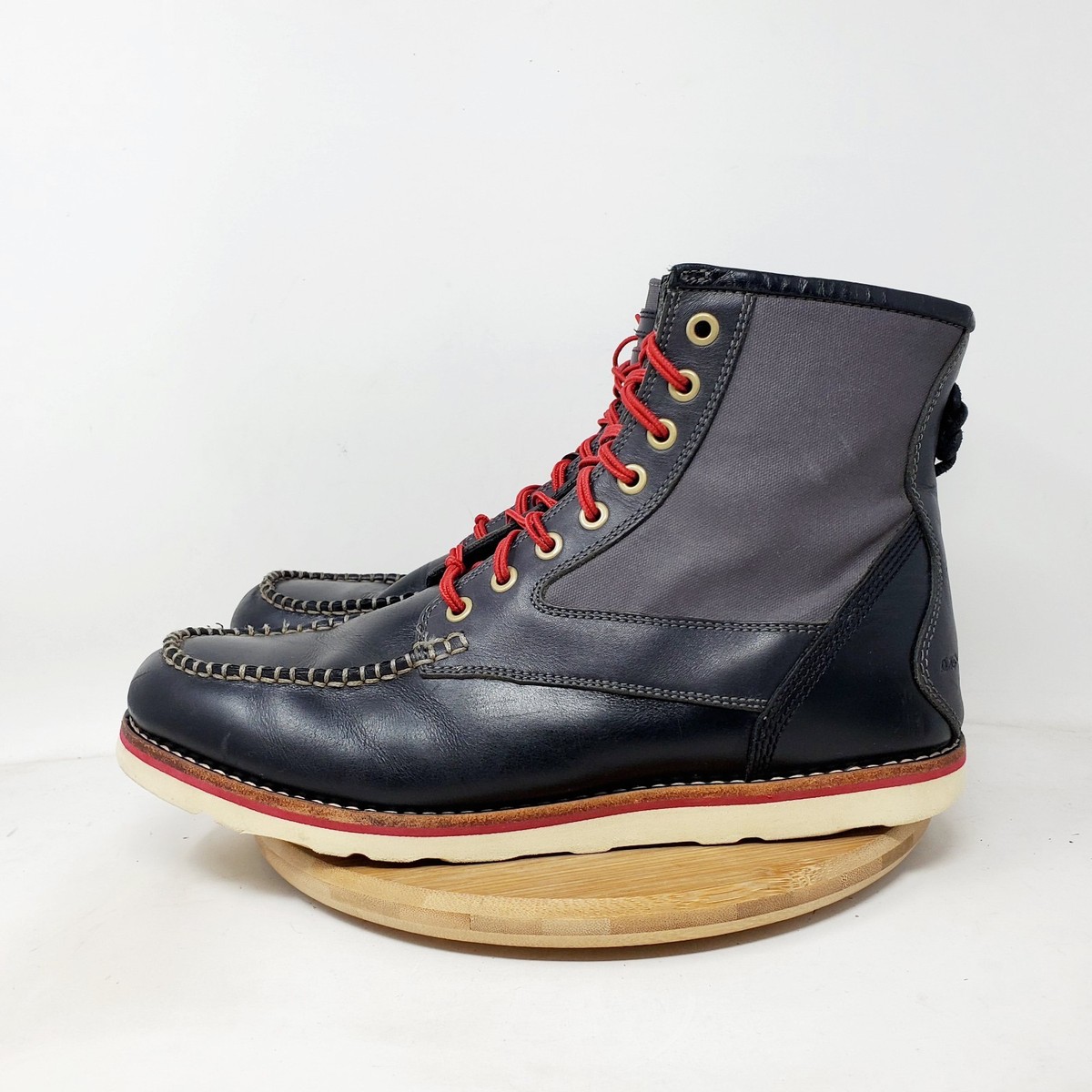 Timberland Abington Haley Boots Mens 9.5 W WIDE Leather Lace Up