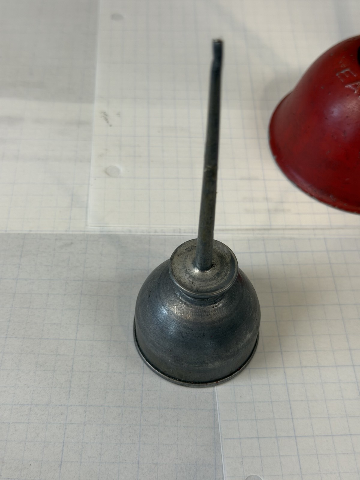 Vintage Thumb-Pump Oiler Oil Can Lot of 4 - 3x EAGLE Made in USA + 1 Unmarked
