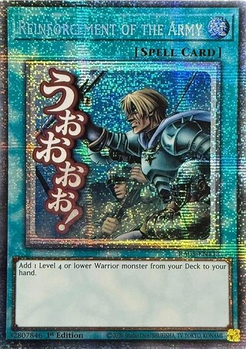 yugioh military deck YuGiOh! Reinforcement of the Army RA05-EN113 STAMPED ART Rarity PREORDER