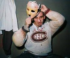 Jacques Plante-bloody  Colorized 8x10 Print-FREE SHIPPING