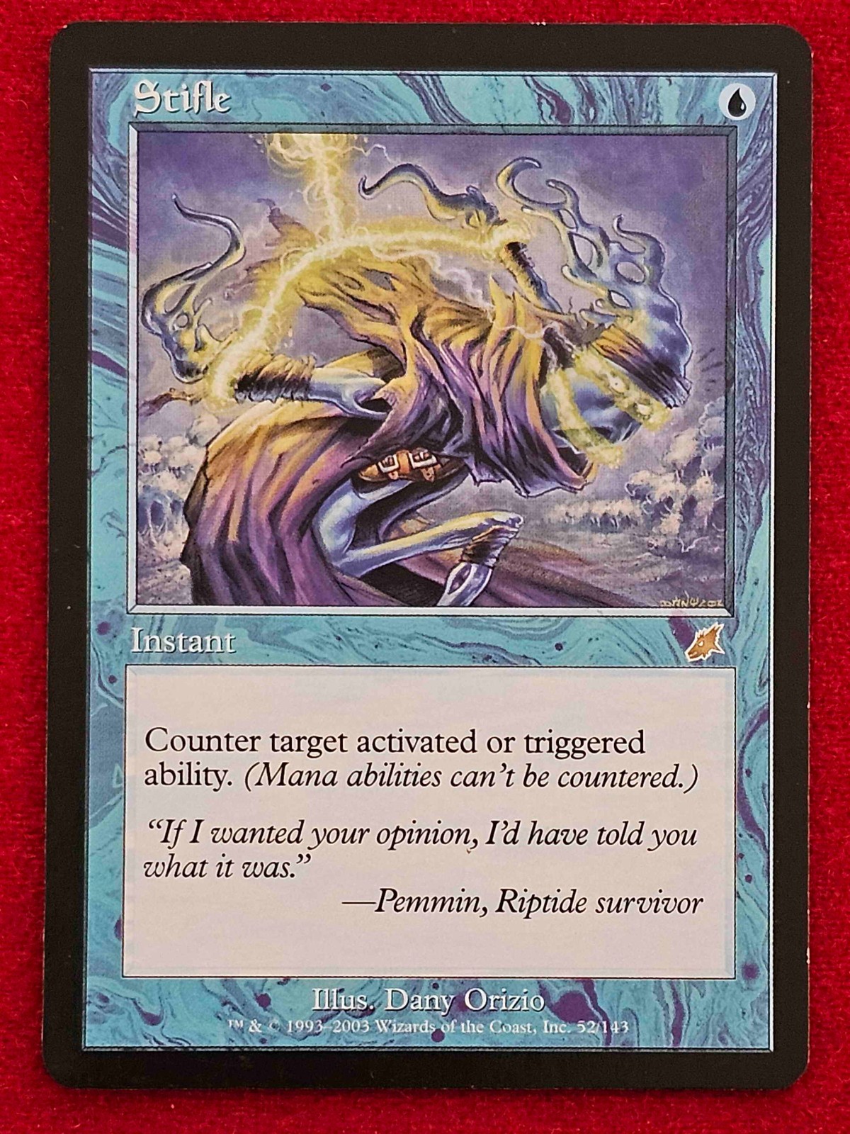 STIFLE, MAGIC THE GATHERING SCOURGE NM MTG