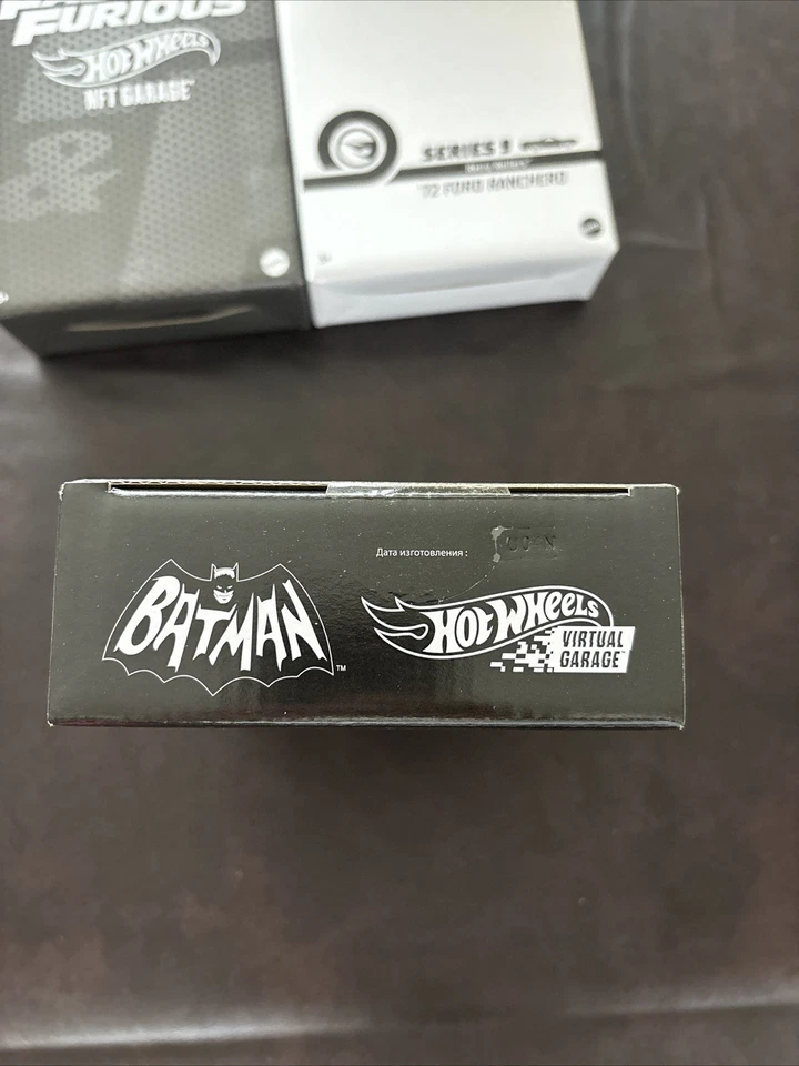 Hot Wheels Classic TV Series Batmobile Virtual Garage Physical Car Un-opened - Image 2 of 2