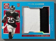 Tyler Allgeier 2022 Panini Encased Substantial Rookie Swatches #SS-39 /50