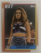 2021 Topps Heritage WWE Wrestling Dakota Kai Card #81