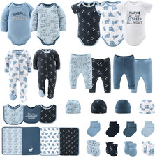 Baby Layette Gift Set for Boys - 30 Piece Layette Set, Newborn to 9 Months Baby