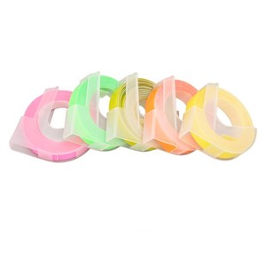 NEW 5Pcs Couleur 3D Embossage de ruban adhésif pour fabricant d'étiquette 12813 12814 1610 Pour